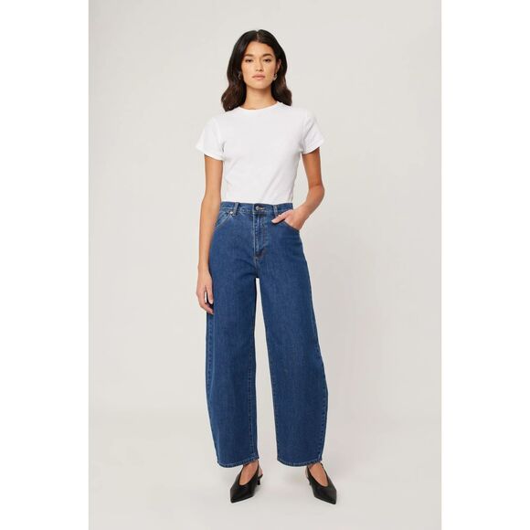 Rolla's Gigi Barrel Jean - Forever Blue 27 - Picture 1 of 10